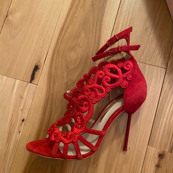 Sophia Webster Red Heels - Picture 3 of 10